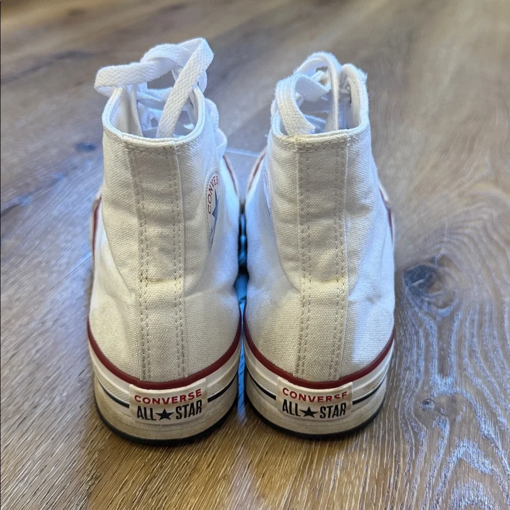 Converse Kids White High-Top Sneakers size 6.5